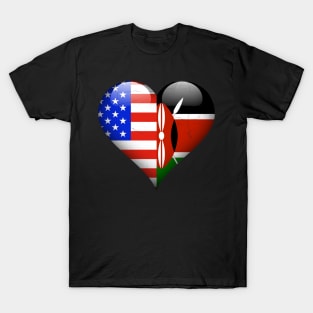 Half American Half Kenyan - Gift for Kenyan From Kenya T-Shirt